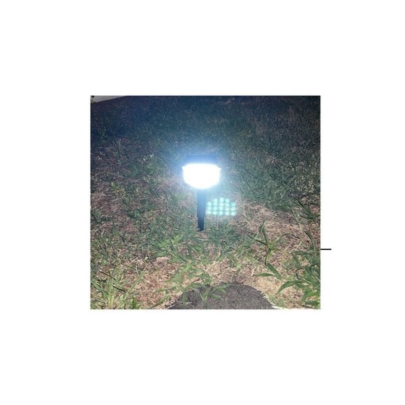 Solar Spotlight Two Pack Outdoor Waterproof IP65 Security Garden Pathway Lights - Picture 2 of 2